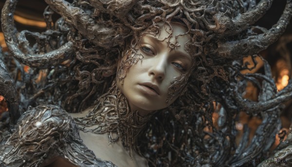 A glimpse of a female in a ethereal dynamic scene