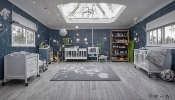 A vivid snowy day showcasing a indoors