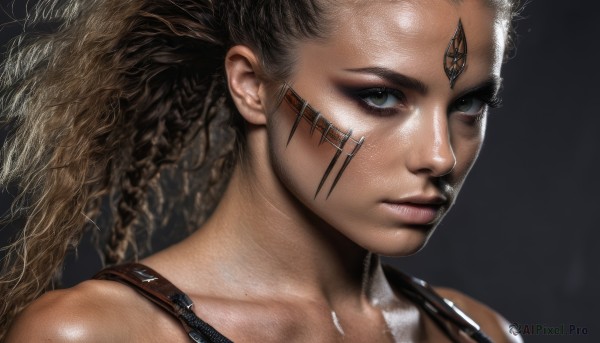 A magnificent female within dynamic scene