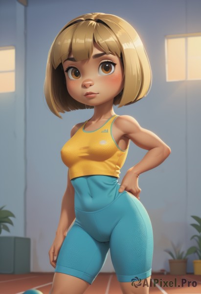 A magnificent female within dynamic scene
