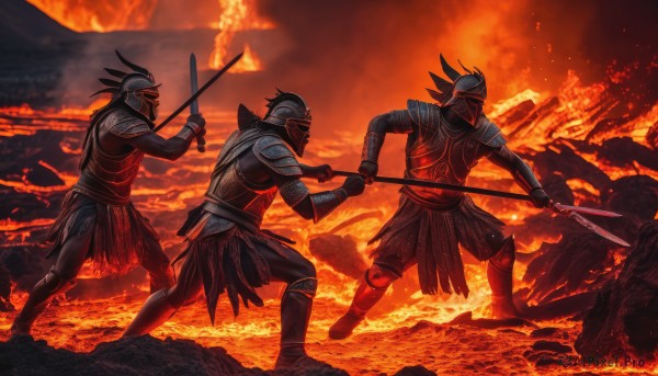 A glimpse of a unique subject in a picturesque fiery outdoors