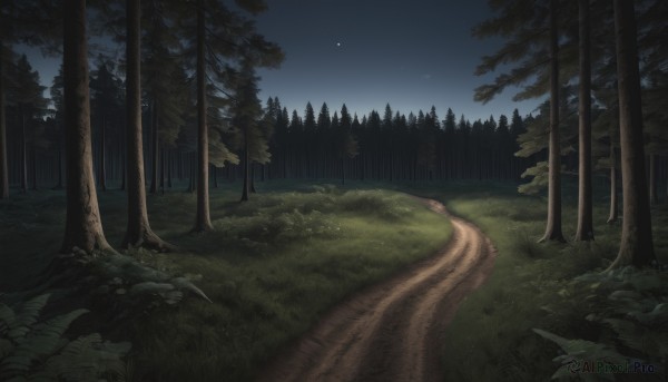 A landscape in a picturesque outdoors