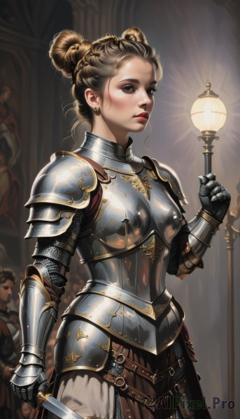 A breathtaking view of a female in dynamic scene