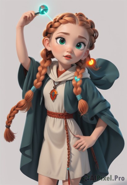 Image of a child in a beautiful dynamic scene