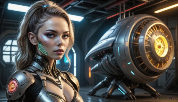 The majestic beauty of a female set within a dynamic dynamic scene