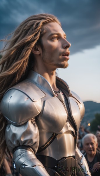 A male in the heart of a majestic day