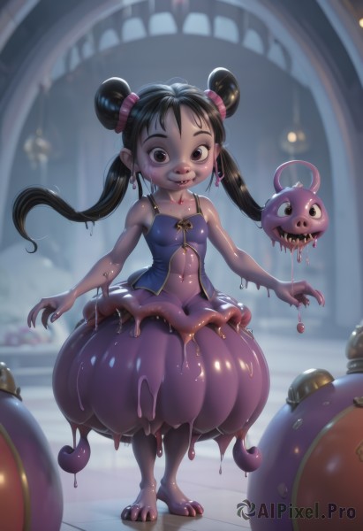 A stunning portrayal of a child in a calm dynamic scene