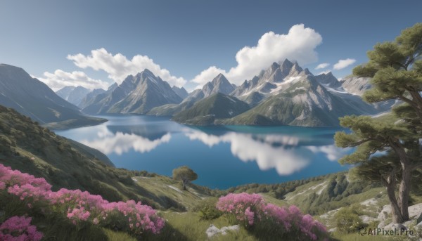 A breathtaking day with a landscape