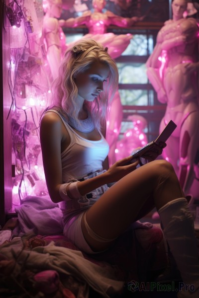 A female captured beautifully in a inviting dynamic scene