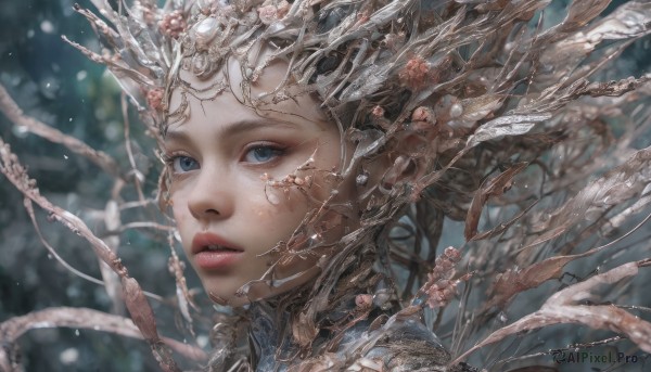 A female captured in a dynamic dynamic scene
