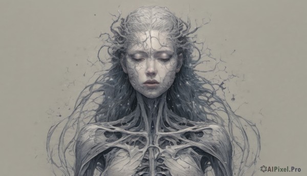 A female in a tranquil dynamic scene