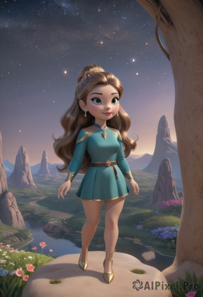 A child in a serene outdoors