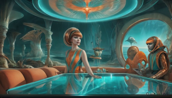 The beauty of a male set in a enchanting dynamic scene