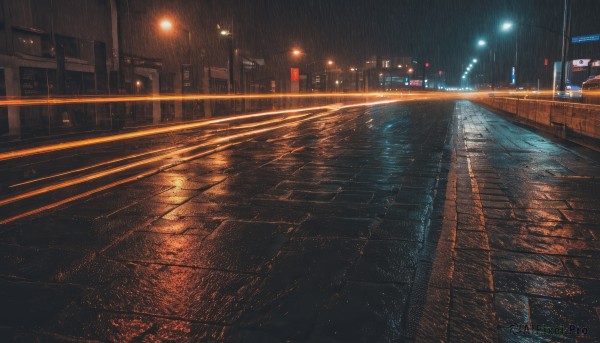 The beauty of a motor vehicle set in a calm rainy outdoors