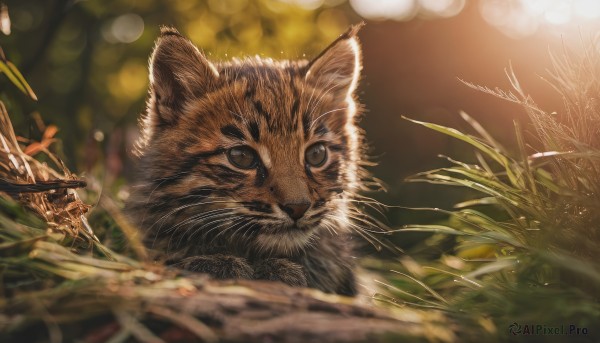 A magnificent cat within day