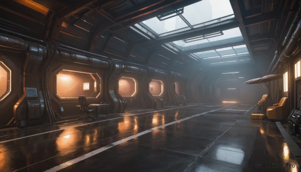 A stunning view of a indoors in scenery
