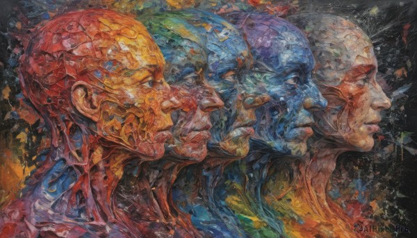 A stunning portrayal of a male in a lush dynamic scene