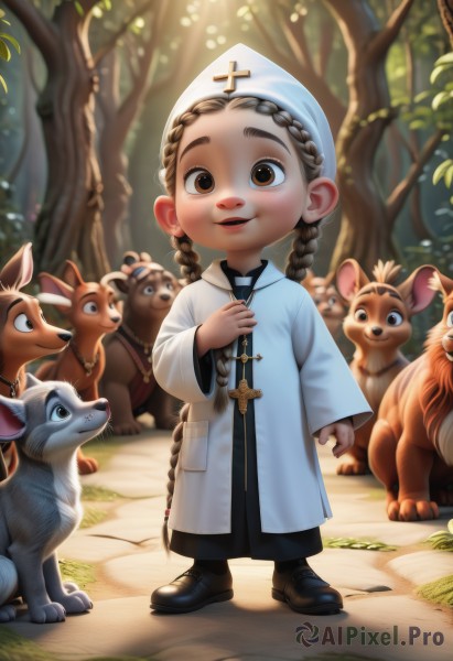A ethereal day featuring a child
