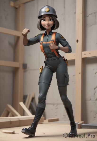 A charming dynamic scene featuring a female