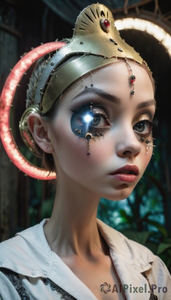 A striking dynamic scene featuring the elegance of a female