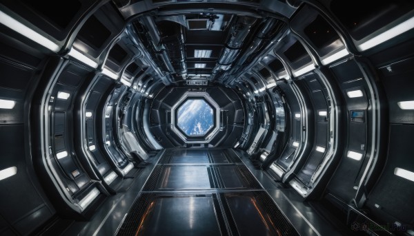 A spacecraft showcased in a vivid scenery