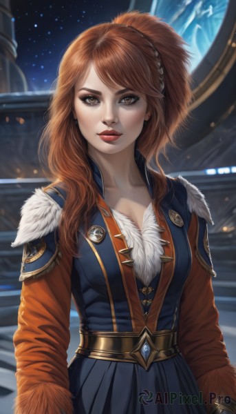 A female captured in a enchanting dynamic scene