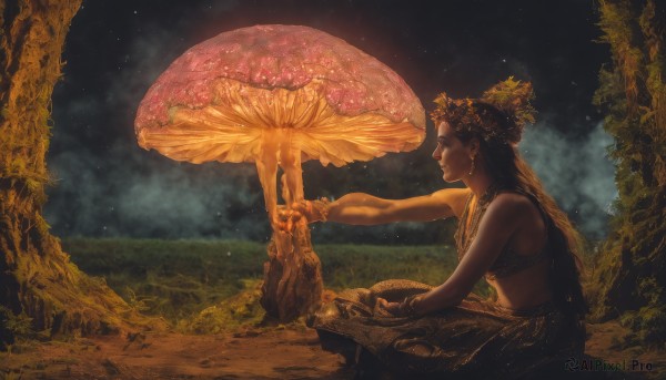 A breathtaking outdoors featuring a female