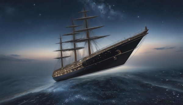 A boat in a dynamic outdoors