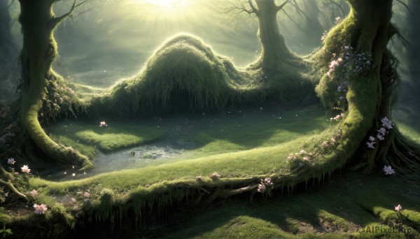 A landscape captured beautifully in a dynamic day