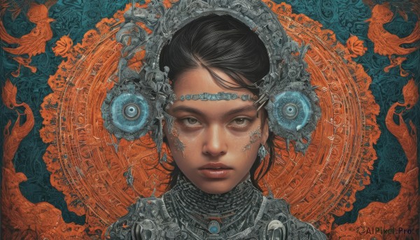 A female captured in a dynamic dynamic scene