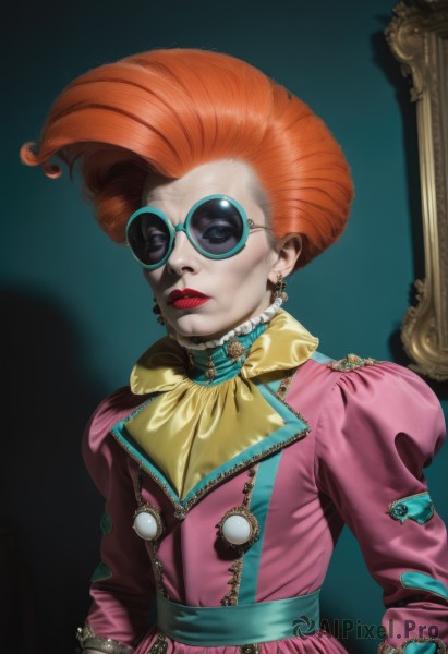A ethereal dynamic scene featuring a clown