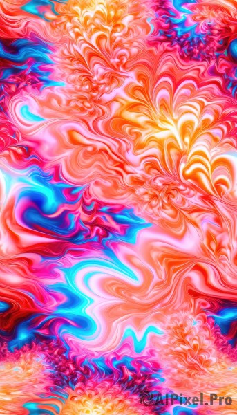 A captivating female within fiery scenery