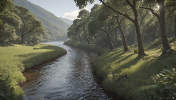 A stunning view of a landscape in day