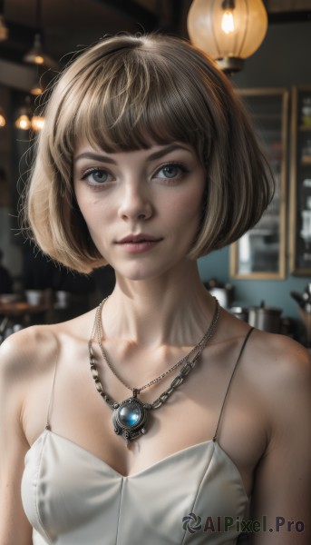 A female in a picturesque dynamic scene