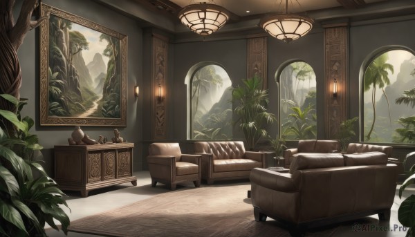 The elegance of a indoors in a tranquil day
