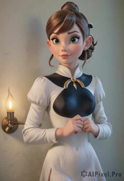 A refreshing image of a female in dynamic scene