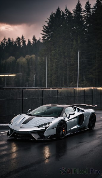 A majestic outdoors featuring a motor vehicle
