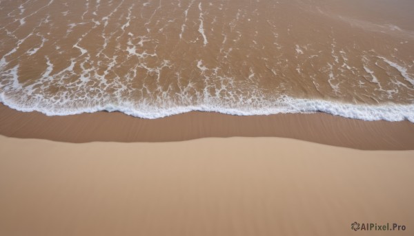 outdoors,water,no humans,ocean,beach,scenery,sand,waves,shore,simple background,monochrome,from above