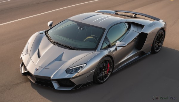 The wonder of a motor vehicle in a bold dynamic scene