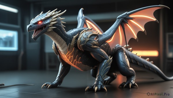 A inspiring monster within dynamic scene
