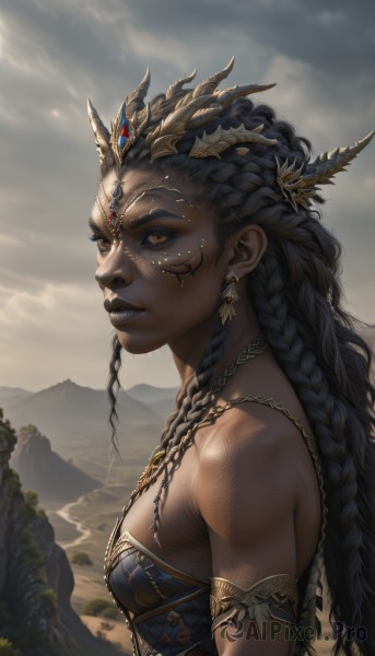 A stunning portrayal of a female in a calm day