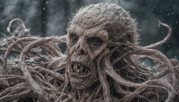 A delightful capture of a alien within snowy outdoors