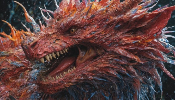 A enchanting dynamic scene highlighting a monster