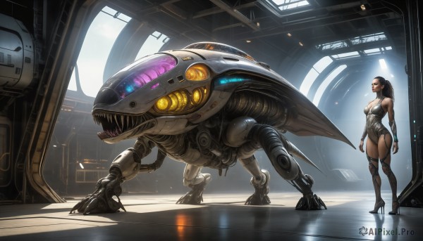 A unique view of a alien in dynamic scene