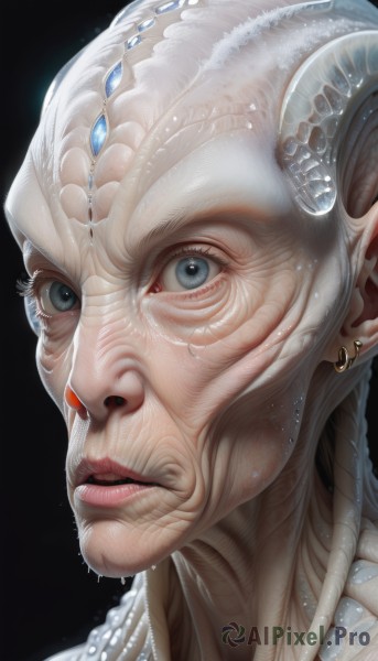 The timeless beauty of a alien in a tranquil dynamic scene