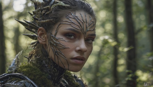 The allure of a female in a dynamic dynamic scene
