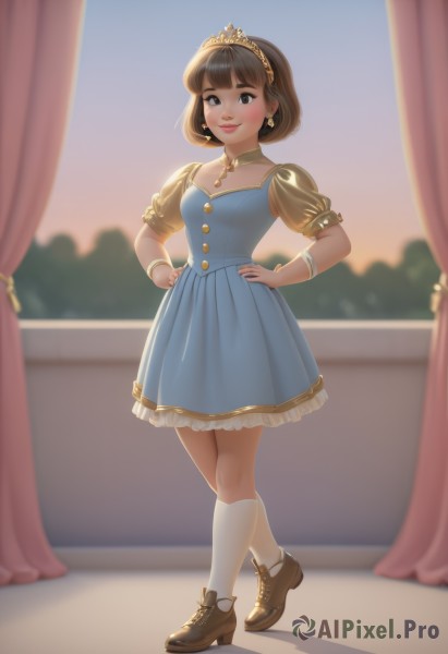 A ethereal window featuring a female