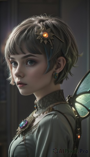 A delightful capture of a female within dynamic scene