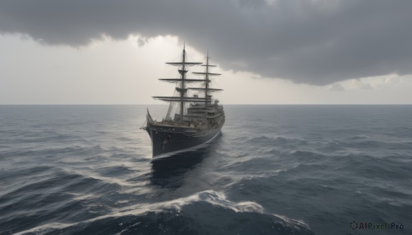A graceful boat captured in outdoors
