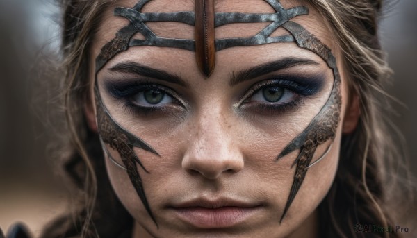 A majestic image of a female in dynamic scene